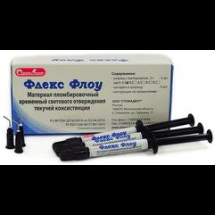 Флекс флоу - набор (3 шпр. * 2гр) А1, временный, текучий полимерный материал св. отверждения