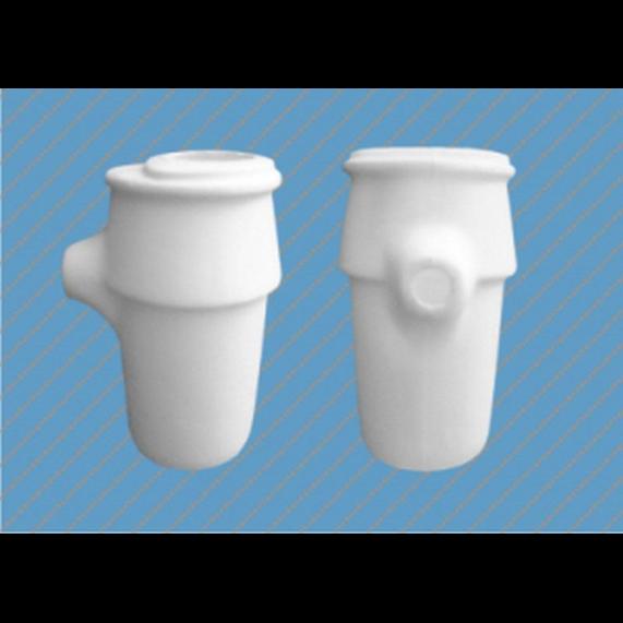 Тигель стандарт "Алои" с крышкой, длинным носиком (А-11-1, Владмива)