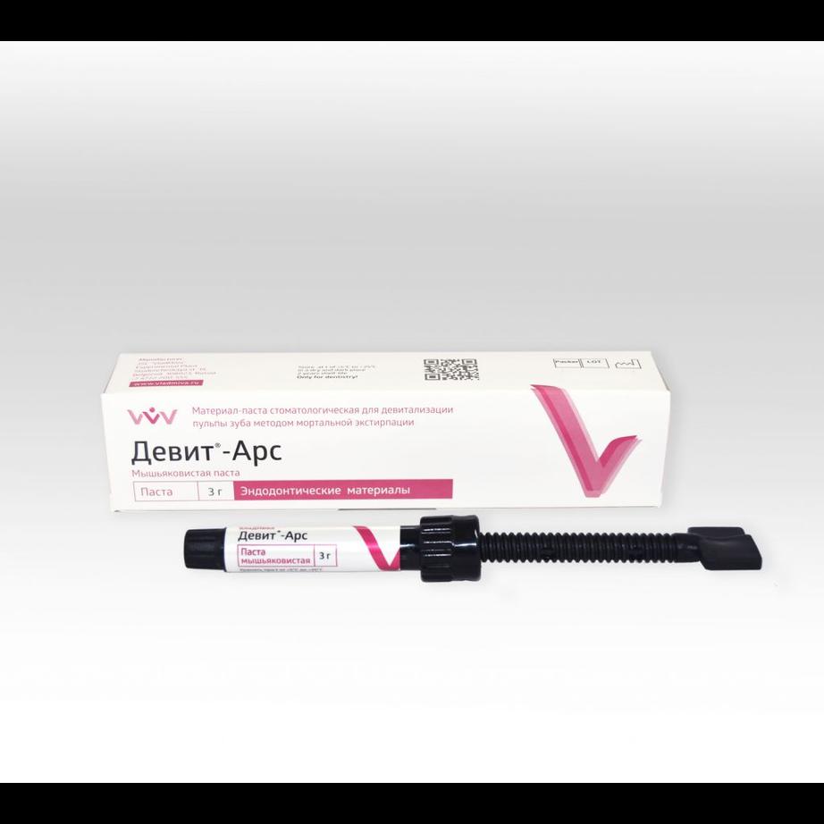 Девит АРС мышьяковистая паста уп-3 г для девитализации пульпы (Владмива)
