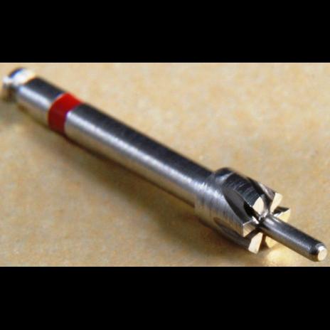 IKS-R02-E Демо-набор штифтов стекловолоконных в составе фреза торцевая 2.5 (1К) + стекловолоконные штифты (IKADENT)