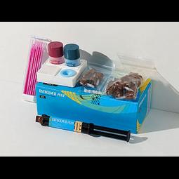 Эстецем II plus набор с адгезивом, композитный цемент для фиксации двойного отверждения