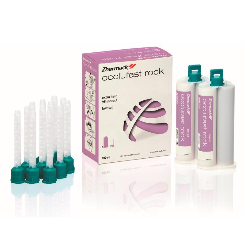 Окклюфаст рок - А силикон для регистрации прикуса (2*50мл, картридж)