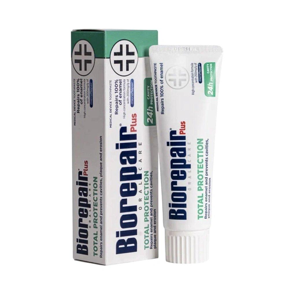 Зубная паста Biorepair Plus Total Protection, комплексная защита, уп-75мл (GA1540400)