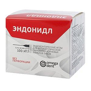 Иглы эндодонтические Эндонидл 0.4х35мм, блистер-20шт, латеральная перфорация
