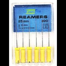 Reamers 25 мм, ISO 20, сталь, уп-6шт (Eurofile)