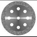 340 514 220-T8 Круг алмазный «Ободок 8 отверстий» двусторонний мелкозернистый d=22 мм (К12)