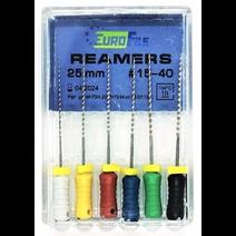 Reamers 25 мм, ISO 15-40, сталь, уп-6шт (Eurofile)