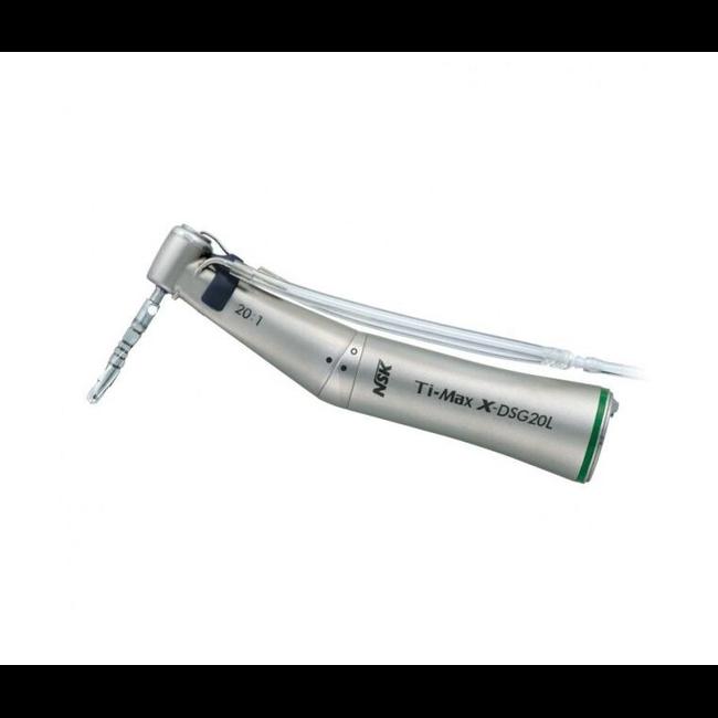 Наконечник угловой хирургический Ti-Max X-DSG20L, разборный, 20:1 титановый, с оптикой (NSK)