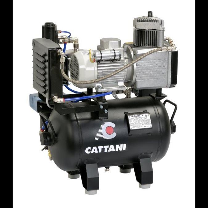 Компрессор 1 цилиндровый, с осушителем, ресивер 30л, произв. 67,5 л/мин. (013130/013131, Cattani)