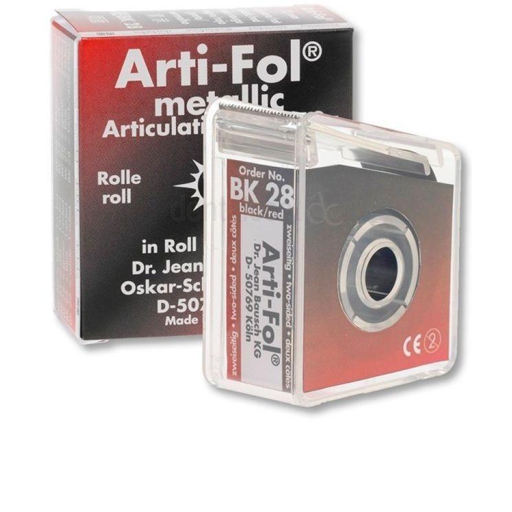 ВК 28 артикул фольга металлик 12мкм, 20м, черно/красный РУЛОН в раздаточном устройстве (Bausch)