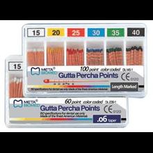 Штифты гуттаперчевые №30 (уп-120 шт, Мета)