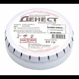 Воск моделировочный (разблокировочный) розовый, уп-65г (Д-ДМ121ХД815, Денест)