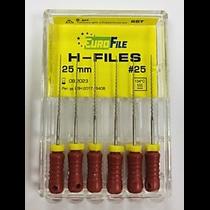 H-Files 25 мм, ISO 25, сталь, уп-6шт (Eurofile)
