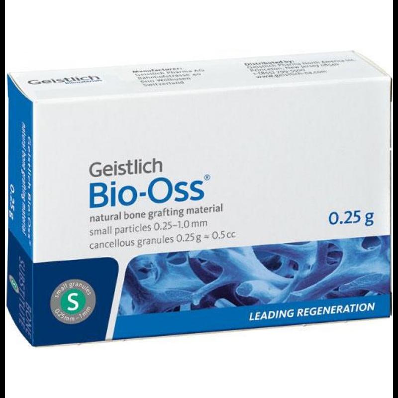 Bio-oss spongiosa S, размер 0.25-1мм, уп-0.25г, биоосс костный заменитель