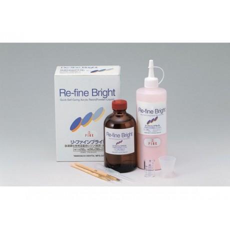 Ре файн брайт А3 - самотв. пластмасса для изгот. врем. коронок 5*50гр+260мл