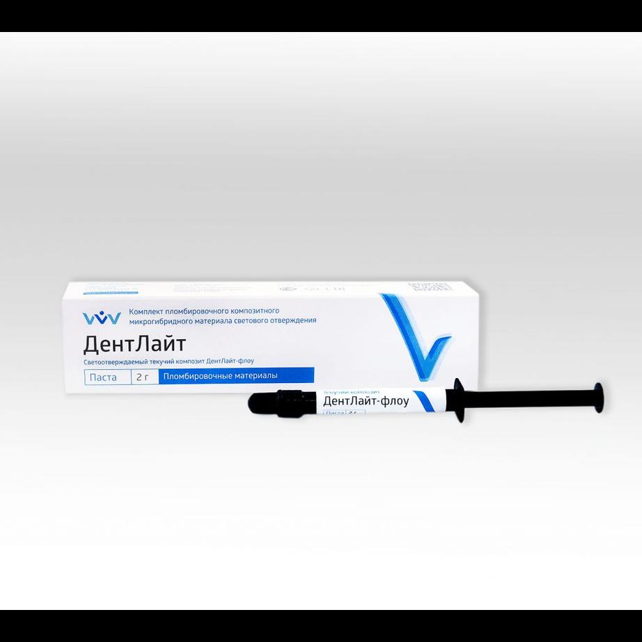 ДентЛайт флоу A3.5, шпр.2г жидкотекучий материал светового отверждения (Владмива)