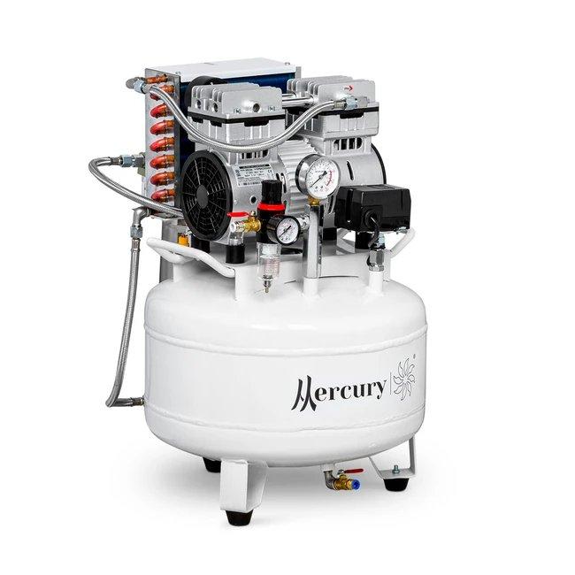 Компрессор HK-2EW-35, безмасляный, с осушителем, произв.100л/мин, рессивер 35л (Mercury)