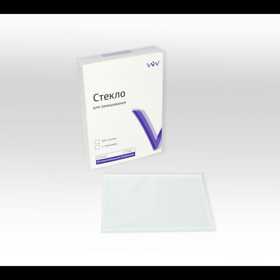 Стекло для замешивания без лунок, 4 мм (Владмива)
