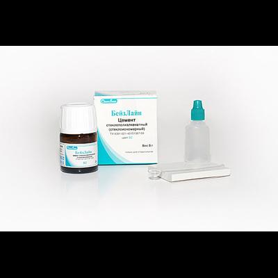 Бейз Лайн стеклоиономерн. цемент для подкладок и фиксации, цвет В2 х 8 г, принадлежности (Стомадент)