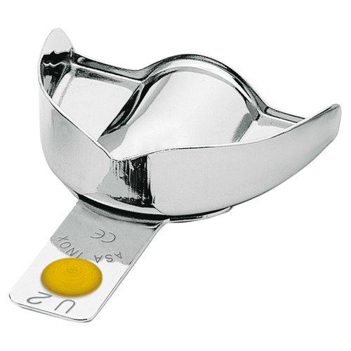 Ложка (2802-U2) слепочная, верхняя (XS) без перфорации без бортиков (Asa Dental)