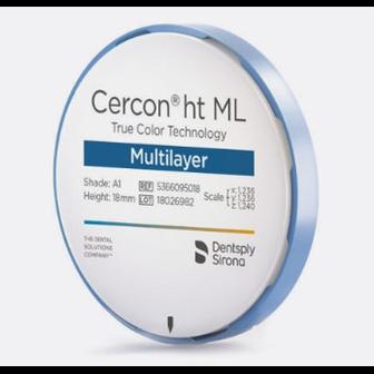 Диск Cercon ht высокой светопроницаемости disk A3 14 мм (98 мм), Dentsply Sirona