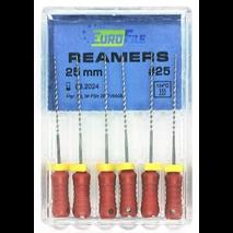 Reamers 25 мм, ISO 25, сталь, уп-6шт (Eurofile)