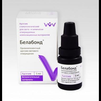 Белабонд универсальный, 1но компонентный, адгезив светового отверждения, уп-5мл (Владмива)