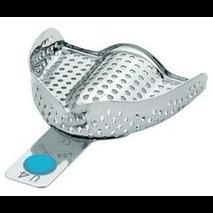 Ложка (2801-U4) слепочная верхняя средняя (M) с перфорацией без бортиков (Asa Dental)