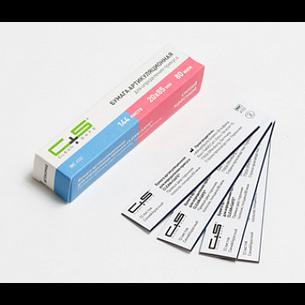 Бумага артикуляционная тонкая "синий/красный, 80мкм, 1кн.х12 листов (А102, Clean+Safe)