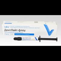 ДентЛайт флоу Золотой, шпр.2г жидкотекучий материал светового отверждения (Владмива)