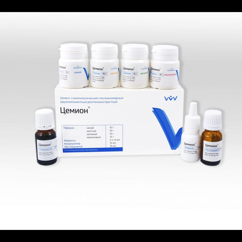 Цемион Колор 4-х цветный: синий, малиновый,желтый,зеленый (Владмива)