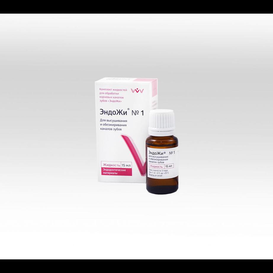 Эндо Жи №1 дегидрирующая жидкость для обезжиривания и высушивания  каналов (15мл, Владмива)