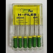 H-Files 25 мм, ISO 35, сталь, уп-6шт (Eurofile)