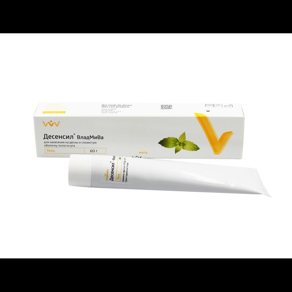 Десенсил гель, анестезир., для местного применения, мята, уп-60г, не является МИ (Владмива)