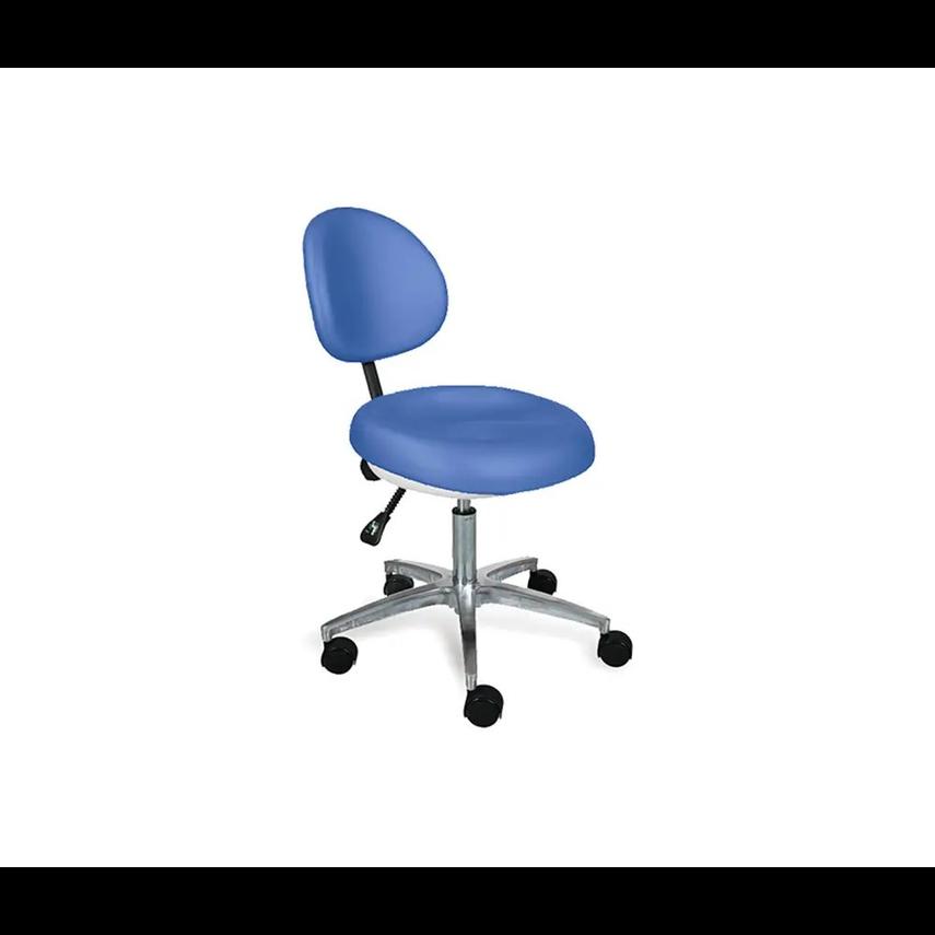 Стул ассистента AJ02 эко кожа U6 кобальтово-синий (Ajax, Китай)
