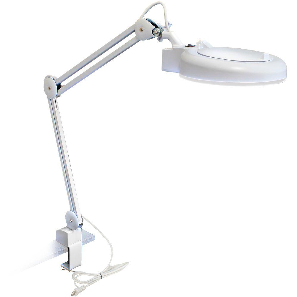 Светильник ЛЮКС 3.0 Линза бестеневой с линзой и  подсветкой, на пантографе.