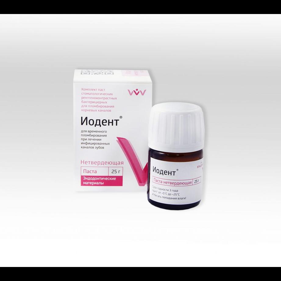 Иодент нетвердеющая паста (Владмива)