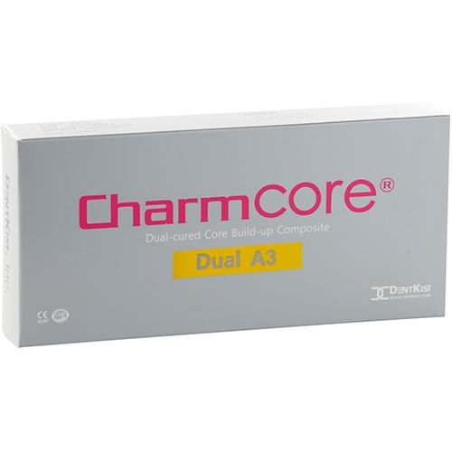 ЧамКор A3 желтый, композит 2го отверждения (2 шприца по 5мл, 20 смес.након., 20 интраоральн. канюль)