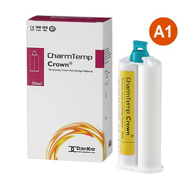 ЧамТемп Краун А1, материал для изготовл. врем. коронок, уп-картр. 50мл, 10 смесит. наконечников