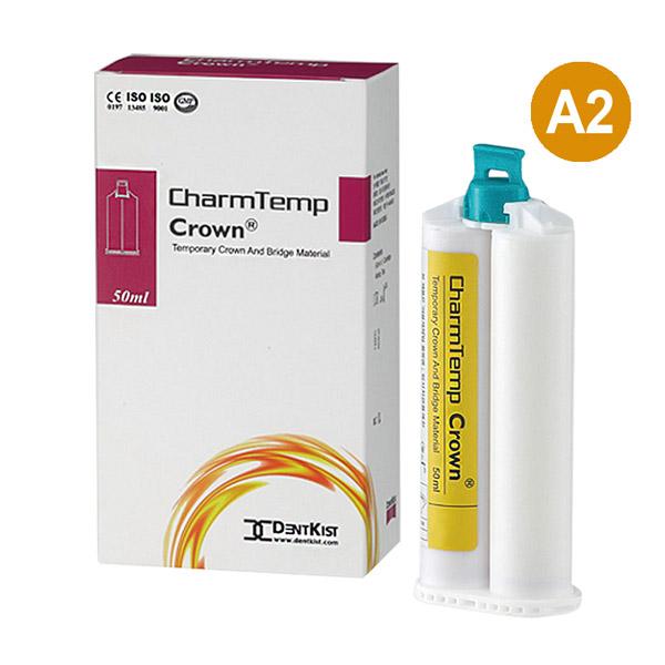 ЧамТемп Краун А2, материал для изготовл. врем. коронок, уп-картр. 50мл, 10 смесит. наконечников