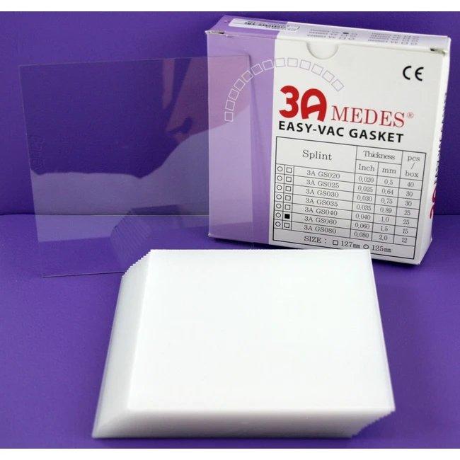 Пластины EV Gasket для изготовления капп (жесткие) Splint 060, 127*127*1.5мм, уп-15шт (Корея)