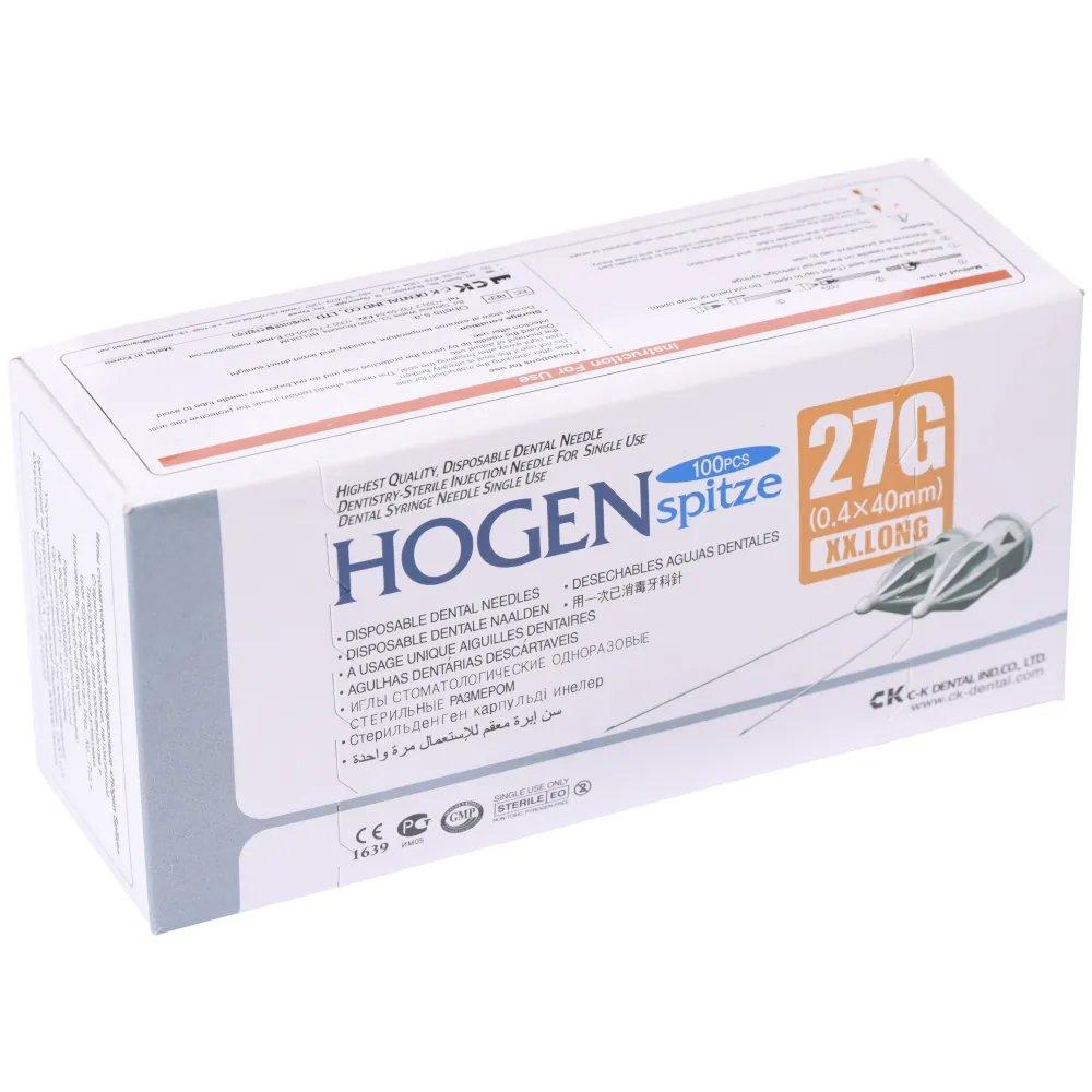 Иглы карпульные Hogen Spitze 0.4*40мм, уп-100шт (Корея)