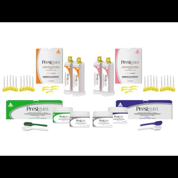 Презигум Putty Kit Base+Catalyst/Normal Set-набор A-силиконовых оттискных мат-лов (2x250 мл+2x50 мл)