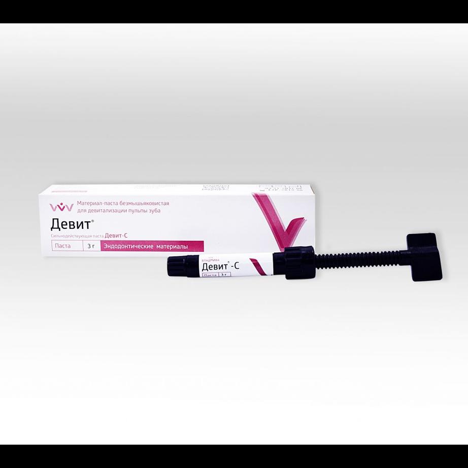 Девит С сильнодействующая безмышьяковистая паста, уп-3г (Владмива)