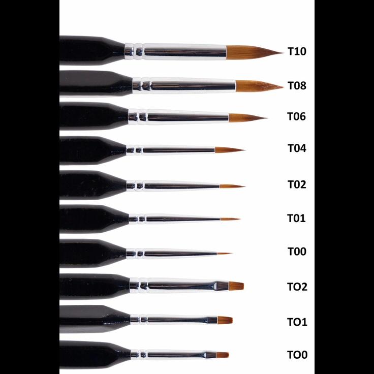 Кисточки Toray Brush №08, синтетика (Шефтман)