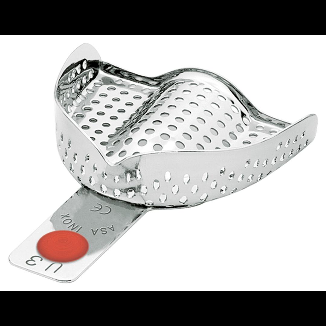 Ложка (2801-U3) слепочная верхняя малая (S) с перфорацией без бортиков (Asa Dental)