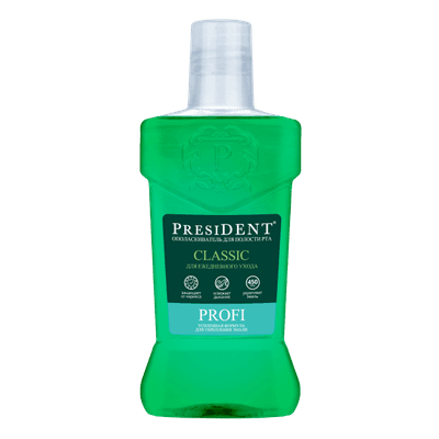 Ополаскиватель PresiDENT Profi Classic, для полости рта (ежедневный уход) уп- 250 мл