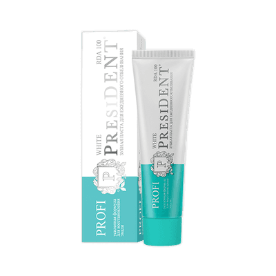 Зубная паста PresiDENT Profi White (для ежедневного отбеливания) уп-50мл