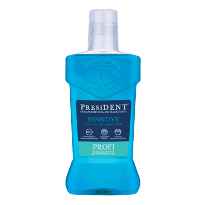 Ополаскиватель PresiDENT Professional Sensitive (для чувствительных зубов) уп-250 мл