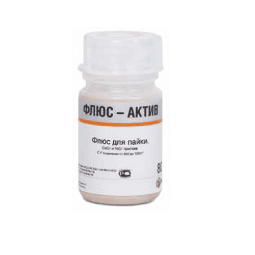 5.229-2 Флюс-Актив для пайки Ni-Cr и CoCr сплавов, уп-80гр
